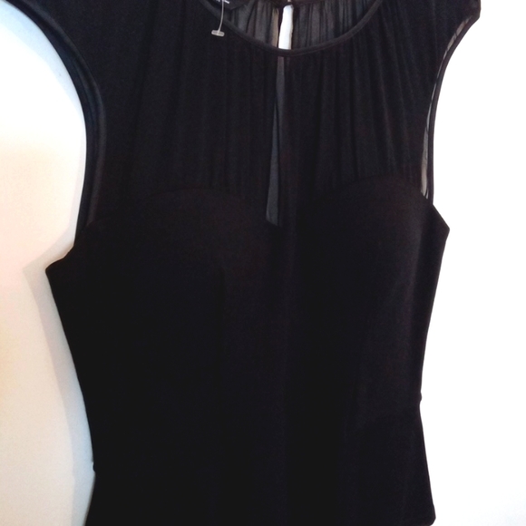 Bebe Sleeveless Corset Top with Shirred Bodice - Picture 7 of 13
